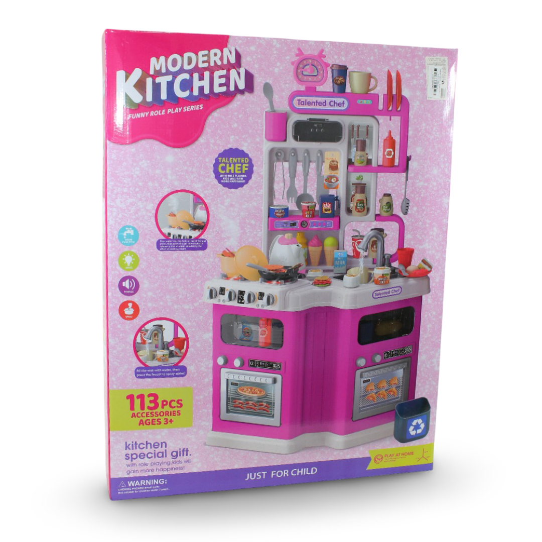 Children's "Modern Kitchen" Set – 113 Pcs