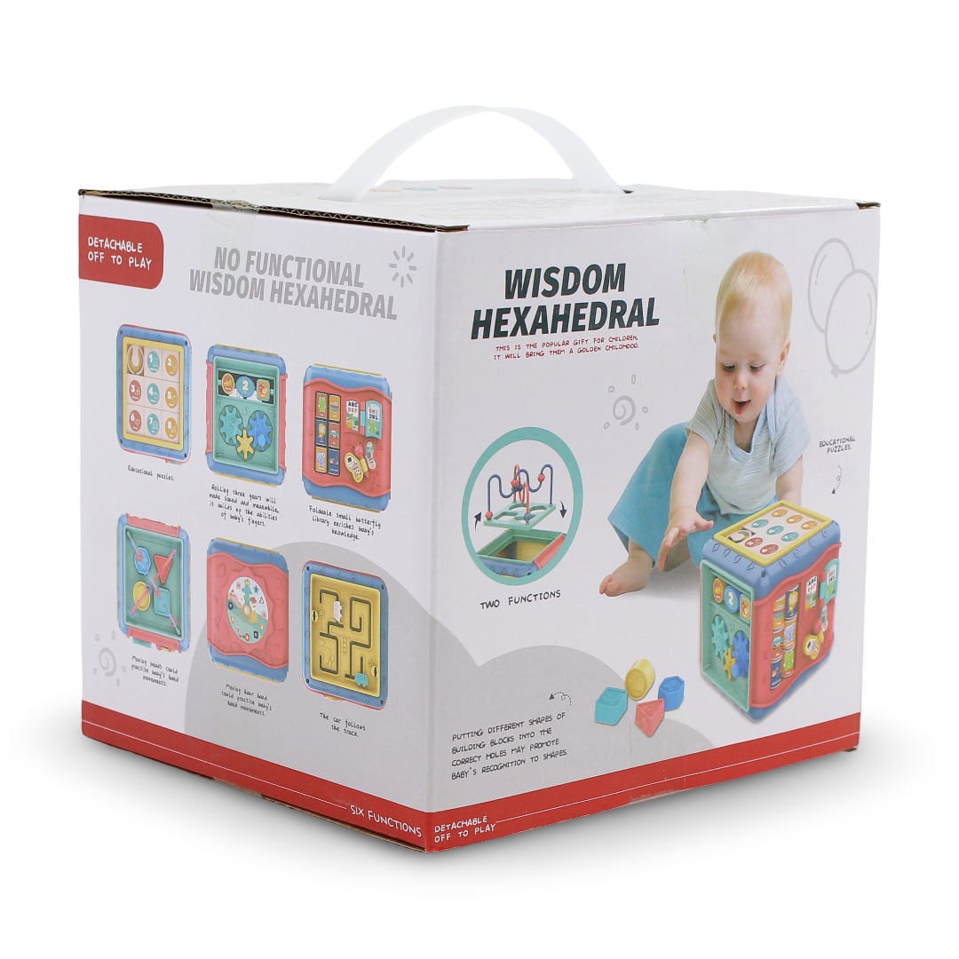 6-in-1 Wisdom Hexahedral Baby Activity Cube