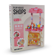 Children's Supermarket Toy Shop Playset – 57 Pcs