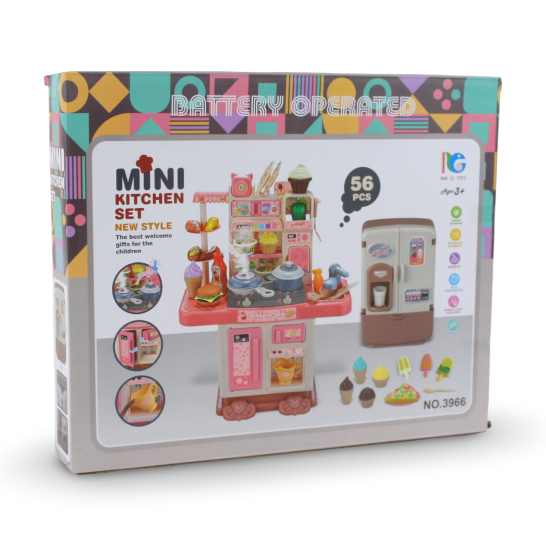 Mini Kitchen Set – 56 Pcs - Toys - OKO