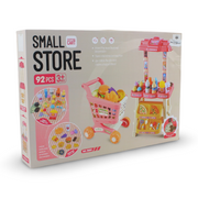 "Small Store" Toy Supermarket Playset – 92 Pcs