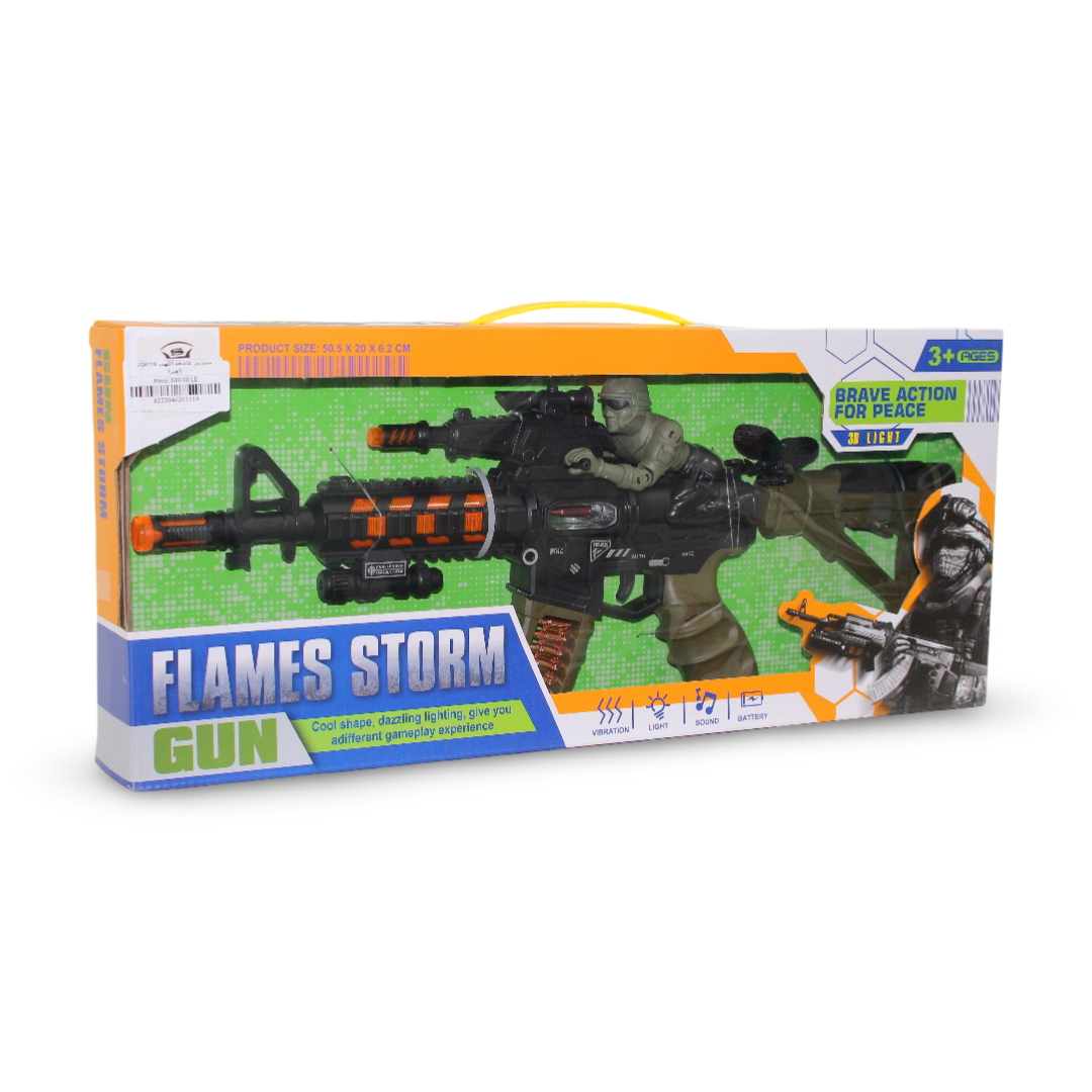 Flames Storm Gun (Light & Sound) - Toys - OKO