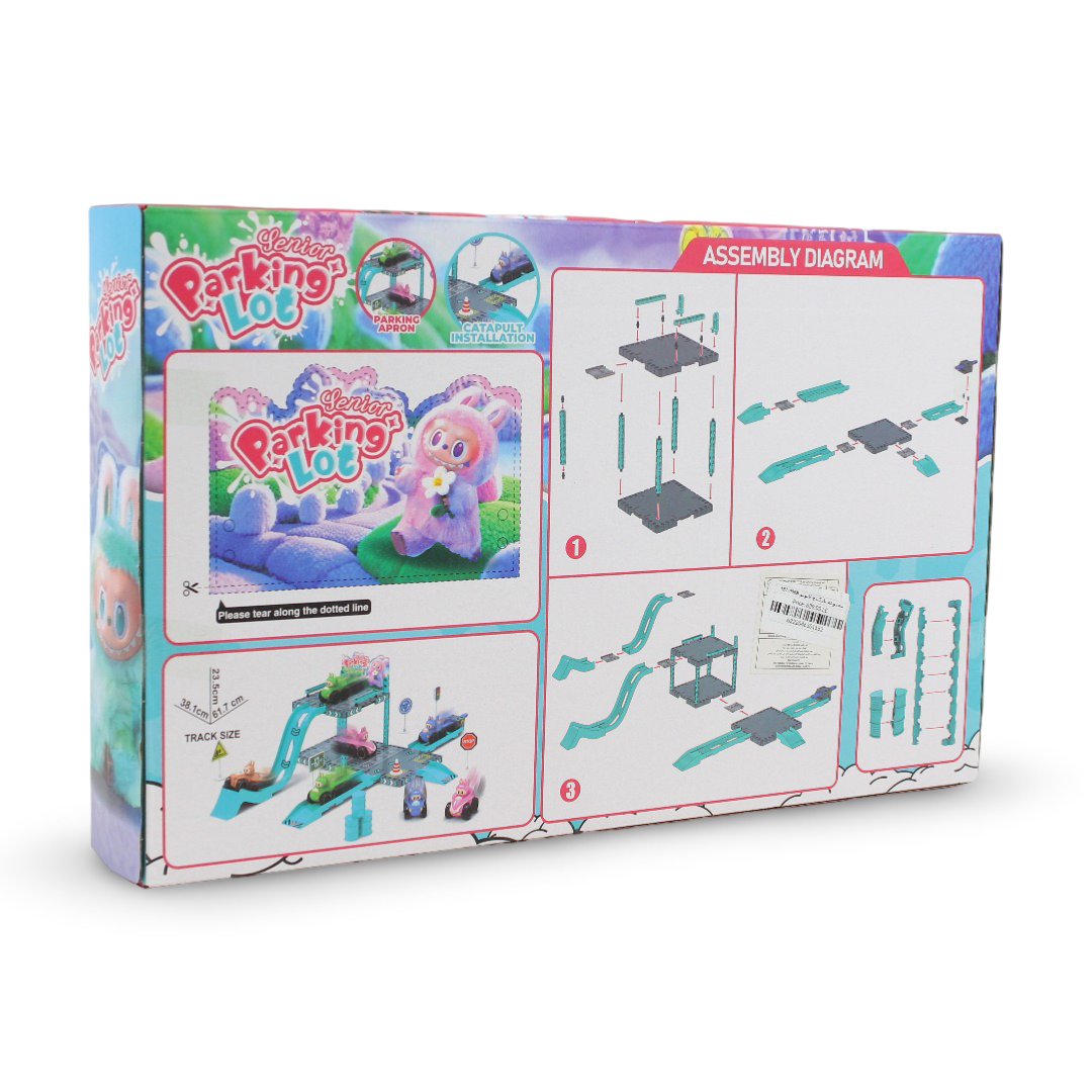 Labubu Parking Lot playset – 54 Pcs