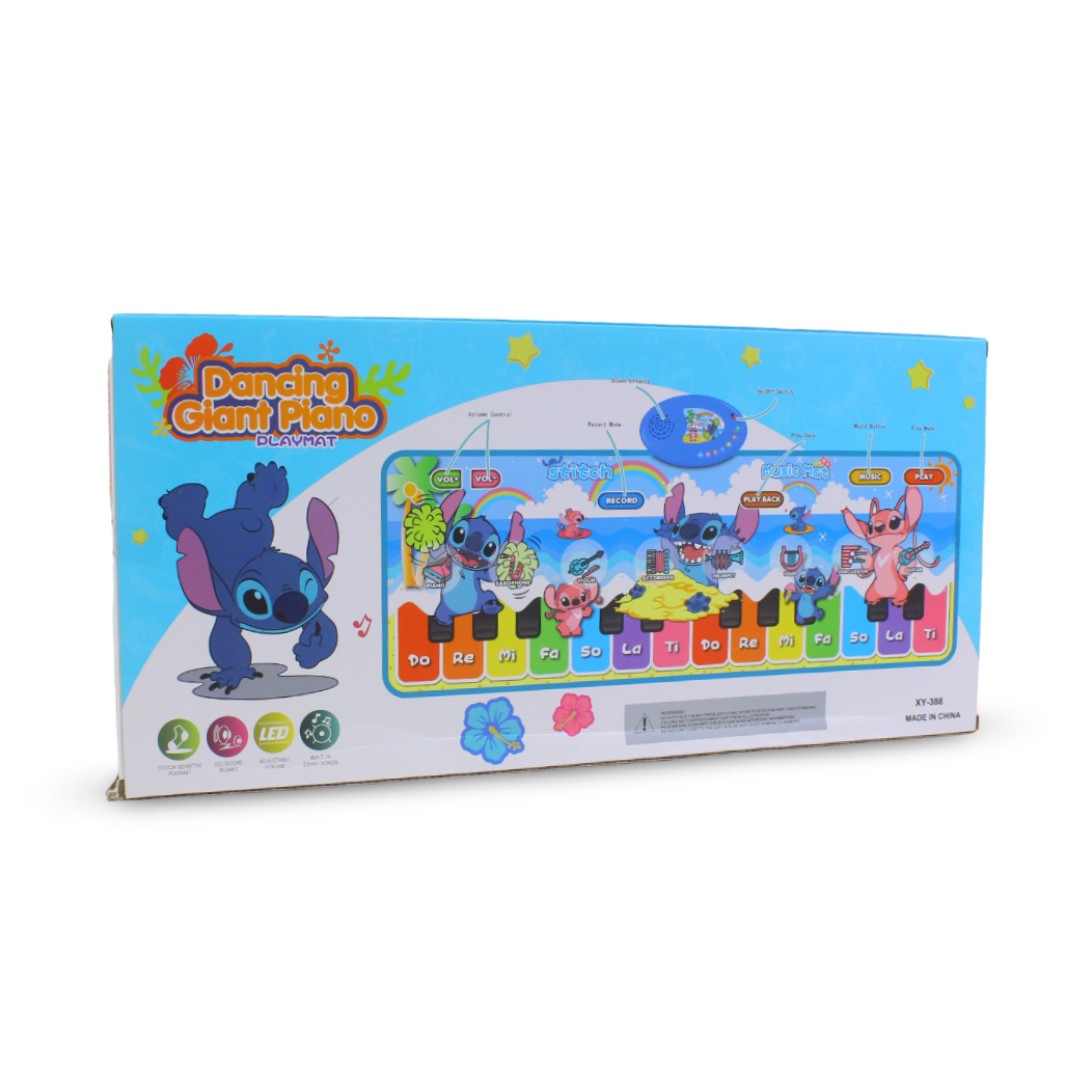 Stitch Dancing Giant Piano Mat