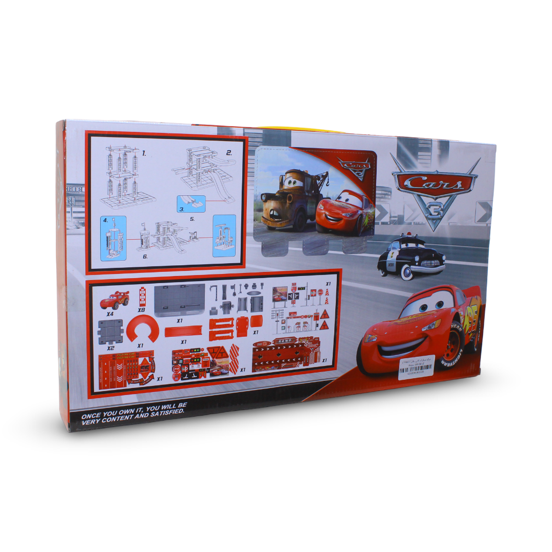 Disney Pixar Cars 2 Parking Super Garage 3D Playset – 49 Pcs