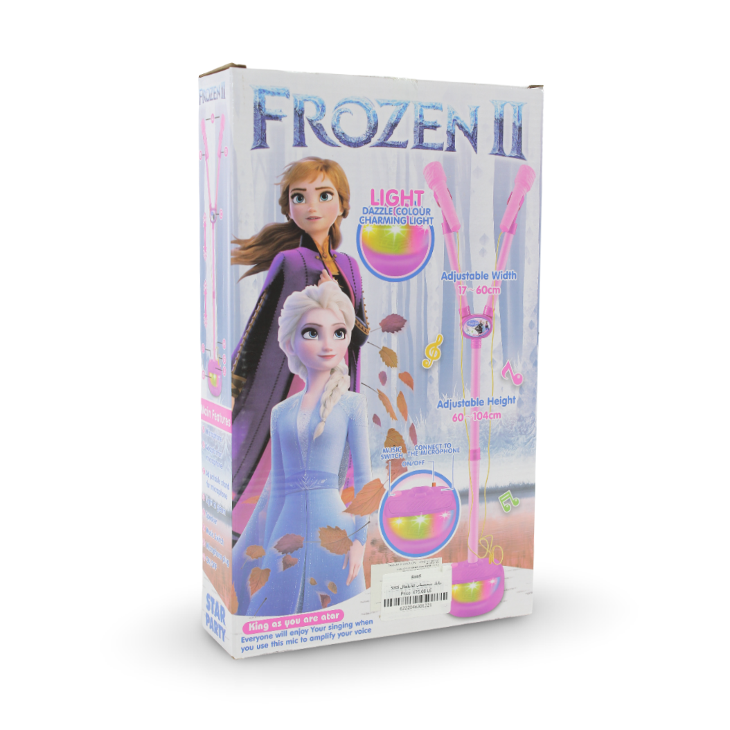 Frozen II Double Karaoke Microphone Stand Toy