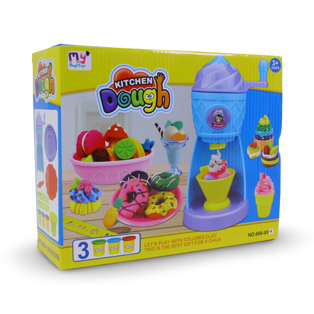 Kitchen Dough Clay Playset (Ice Cream & Sweat Machine)