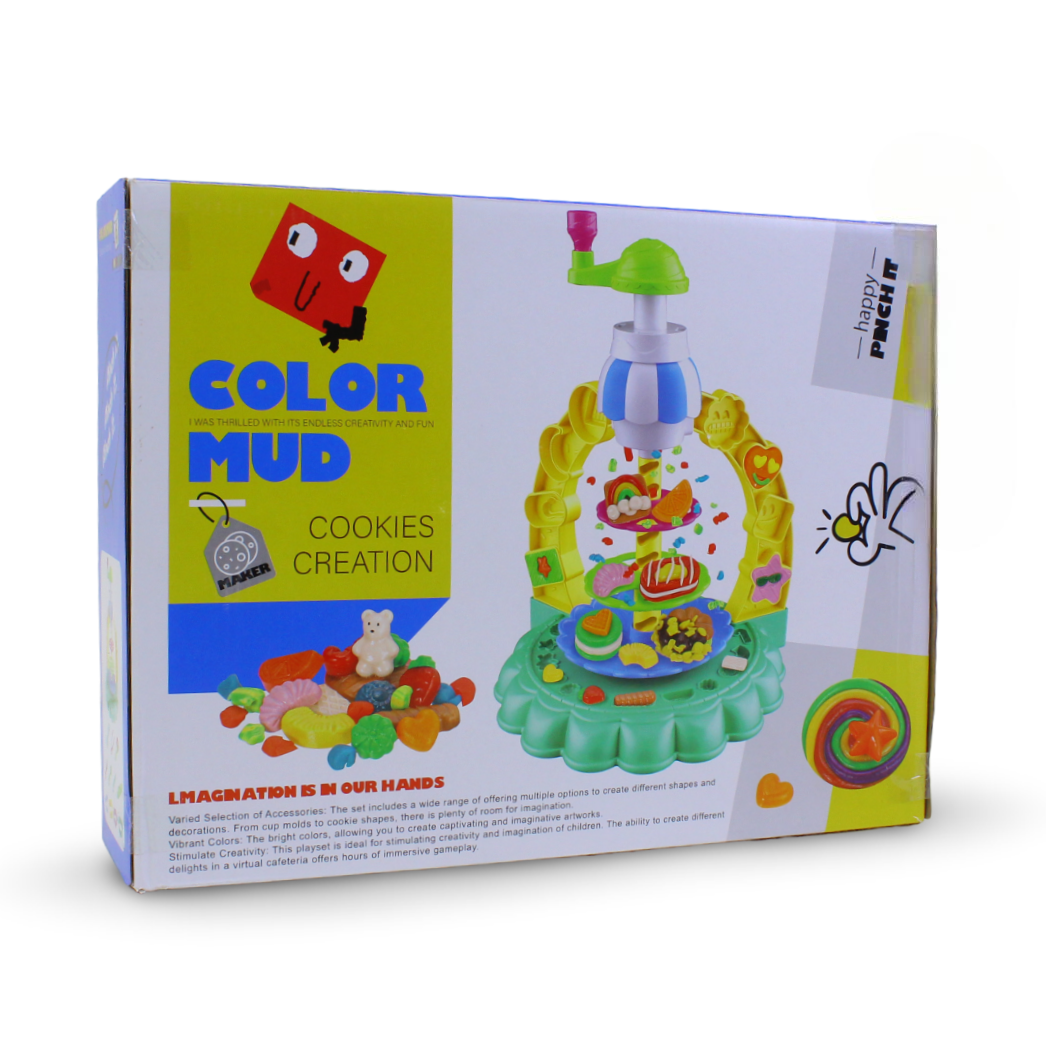 Witkon Color Mud Cookies Creation Play Dough Set
