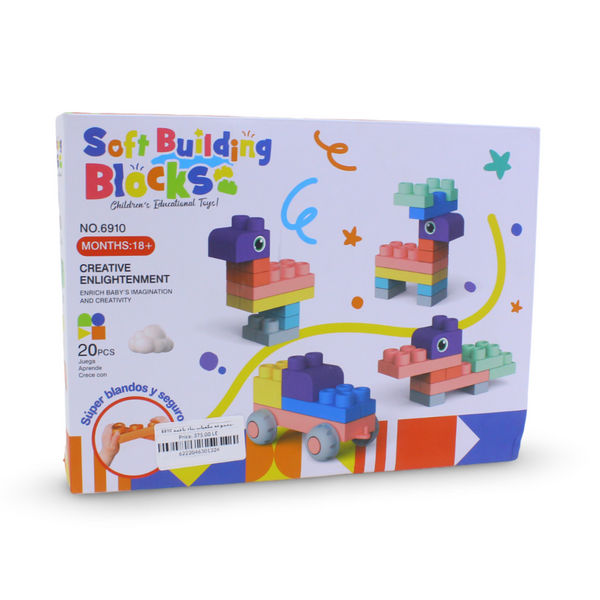 Soft Building Blocks – 20 Pcs