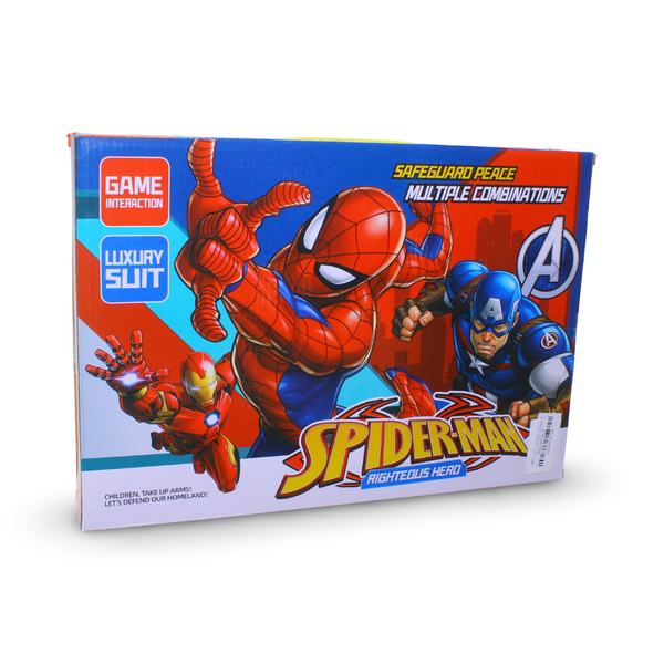Spider-Man Righteous Hero Action Figure & Mask Playset – 4 Pcs