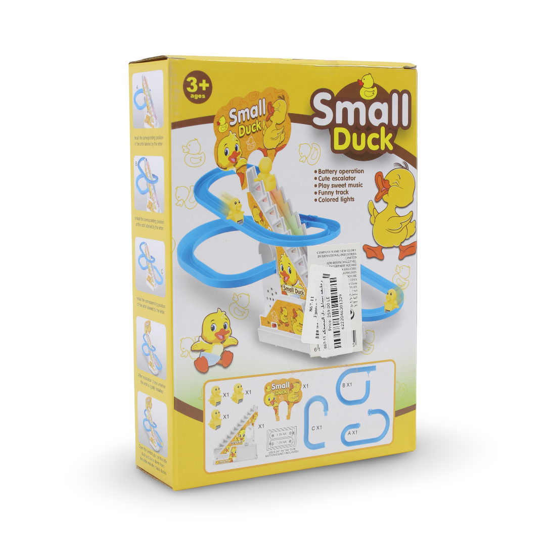 Small Duck Electric Stair Climbing Track Toy