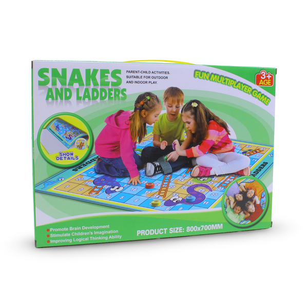 Snakes and Ladders Multiplayer Board Game 70*80cm