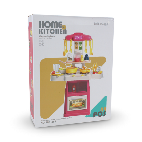 Beibe Good Home Kitchen Playset (Light & Music) – 44 Pcs