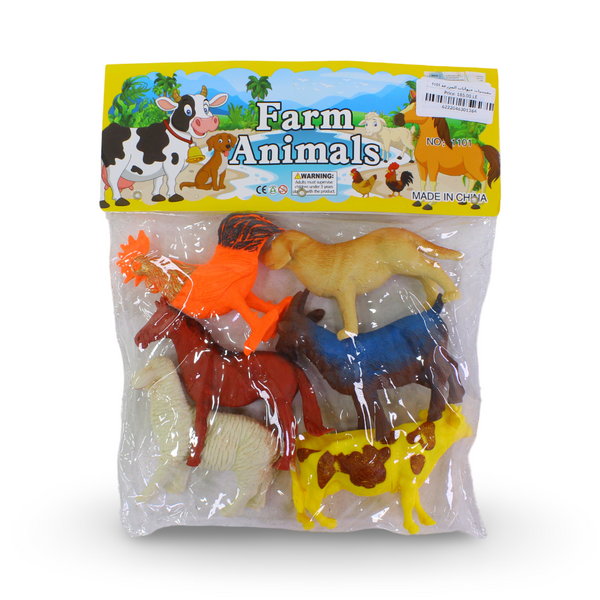 Farm Animal Toy Set – 6 Pcs