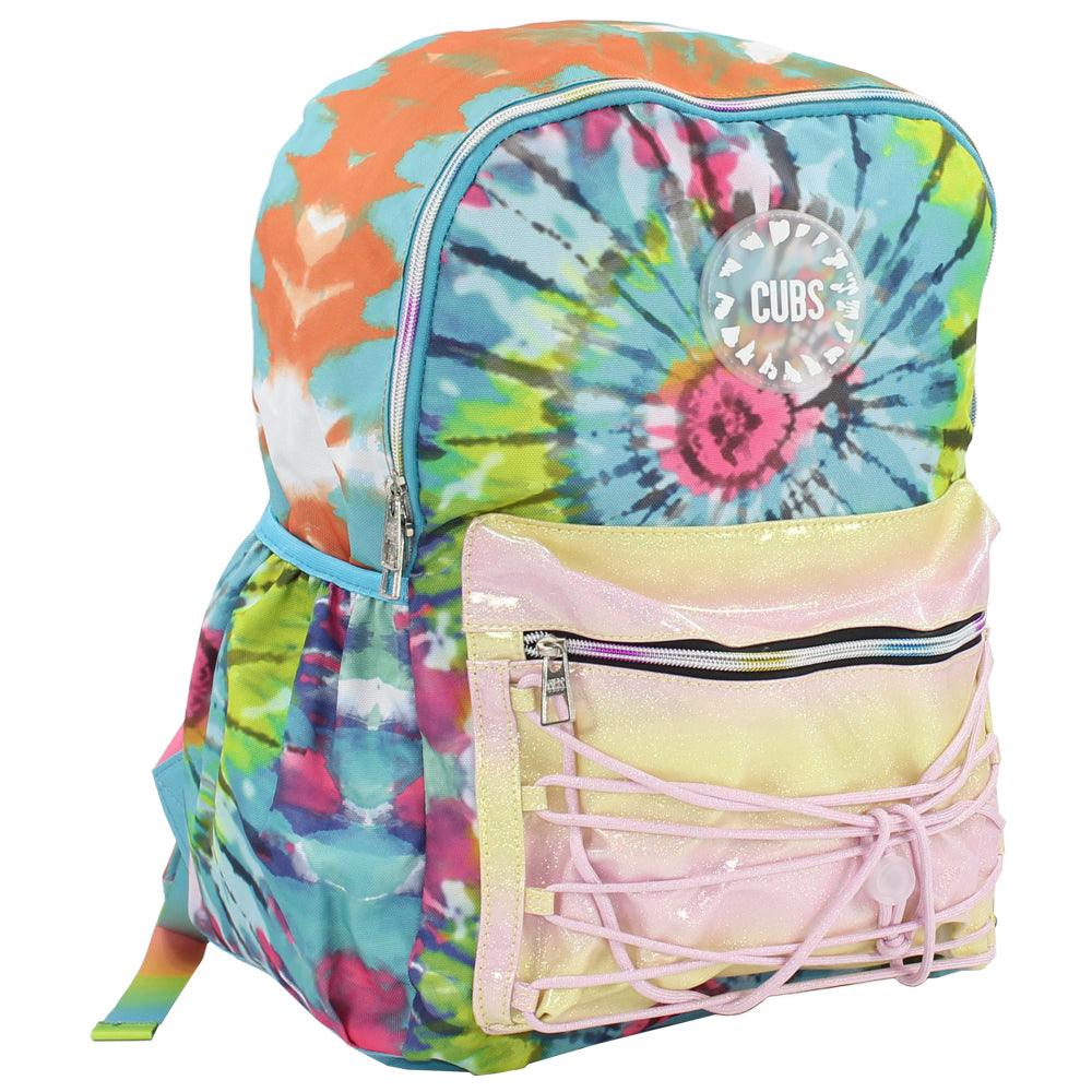 CUBS GREEN AND YELLOW TIE DYE HIGH SCHOOL BACKPACK - Ourkids - Cubs