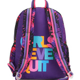 Cubs Black And Purple Tie Dye High School Backpack