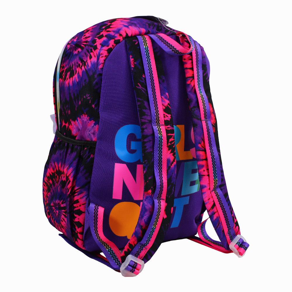 Cubs Tie Dye Backpack – Black & Purple