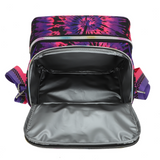 Cubs Black and Purple Tie Dye High School Lunch Bag
