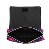 Cubs Black and Purple Tie Dye High School Pencil Case