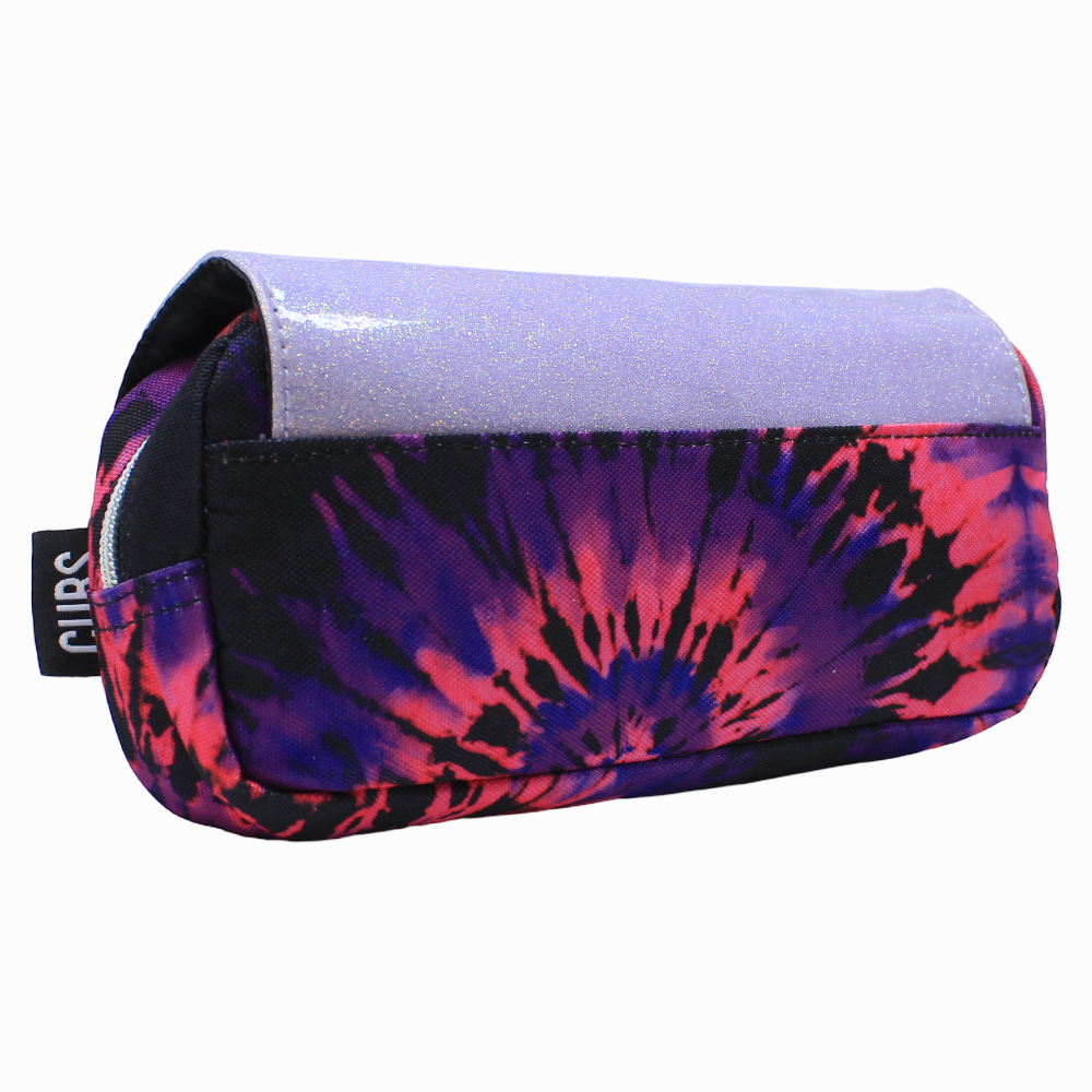 Cubs Black and Purple Tie Dye High School Pencil Case