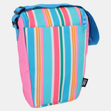 Pink Stripes Cooler Bag