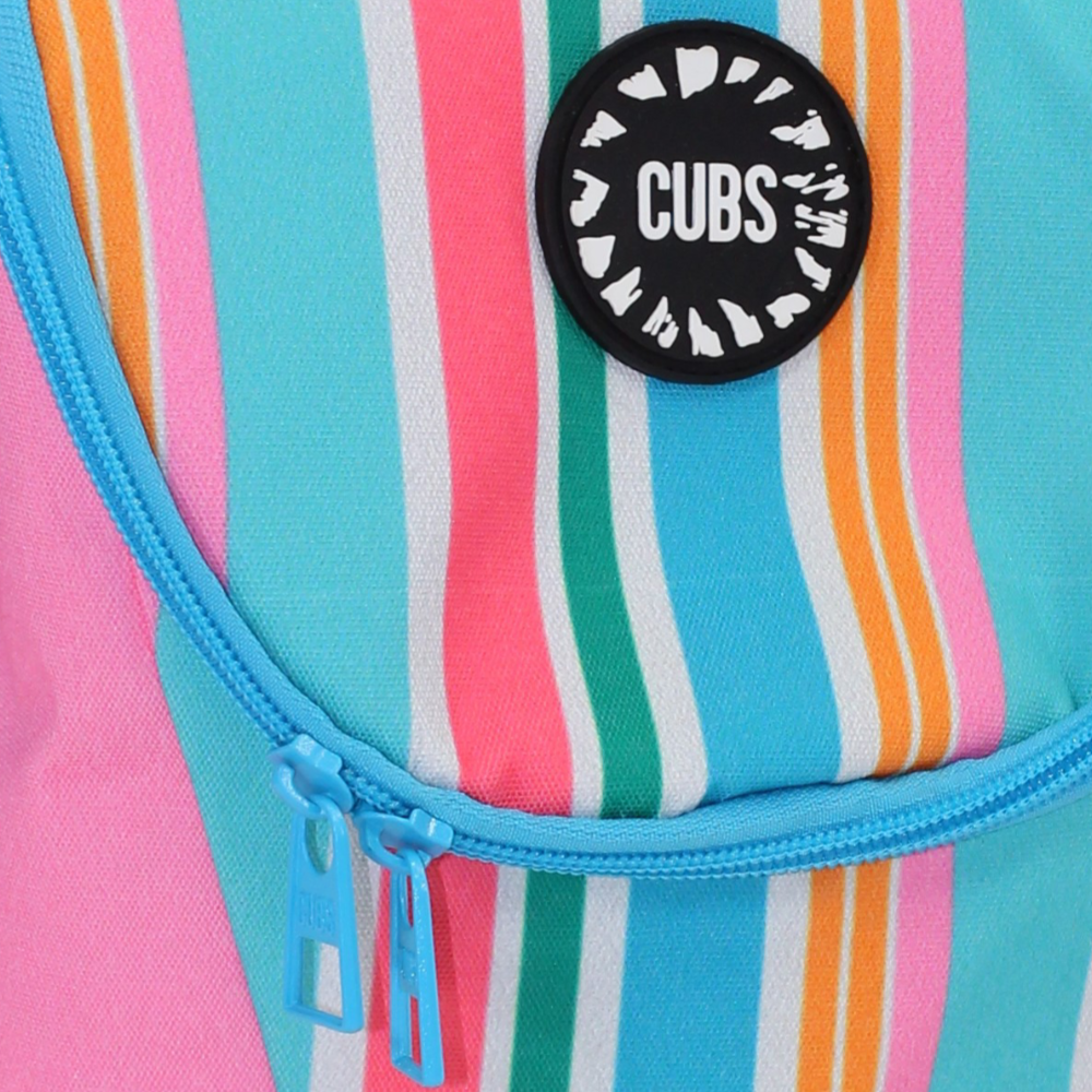 Pink Stripes Cooler Bag