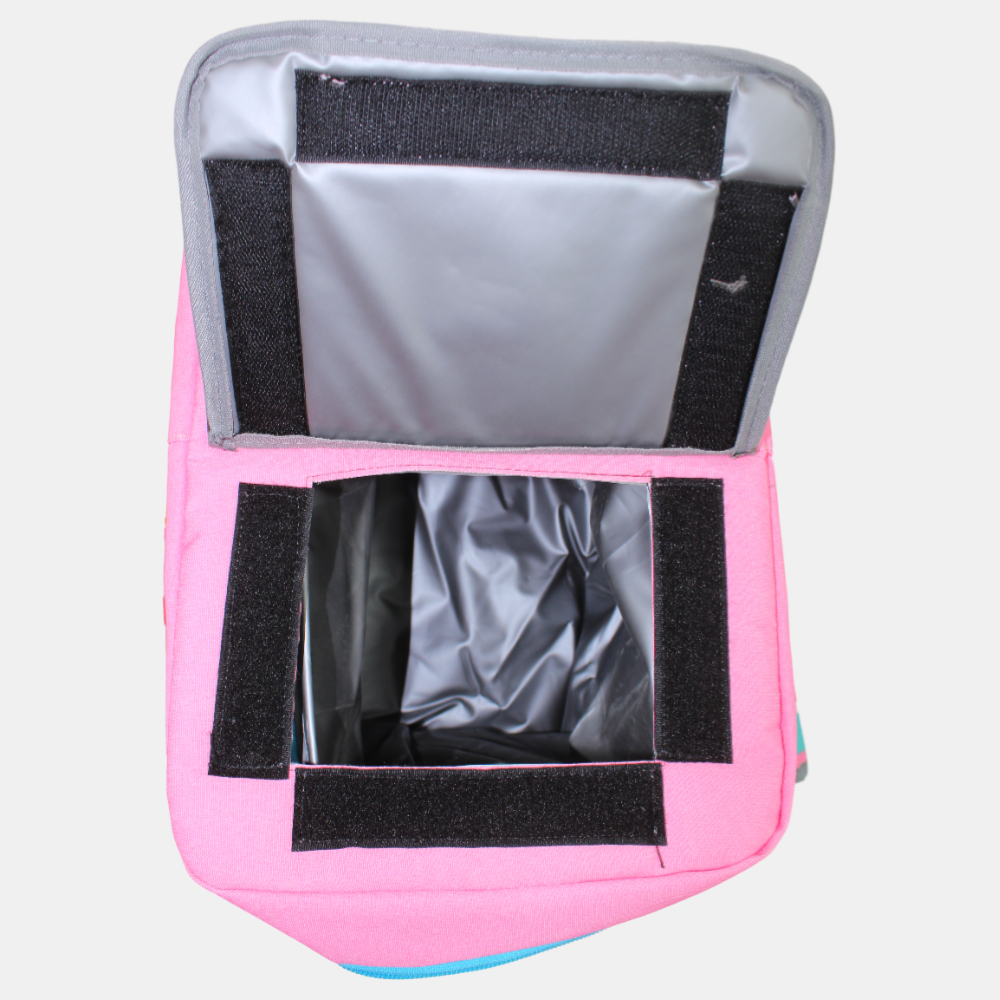 Pink Stripes Beach Bag