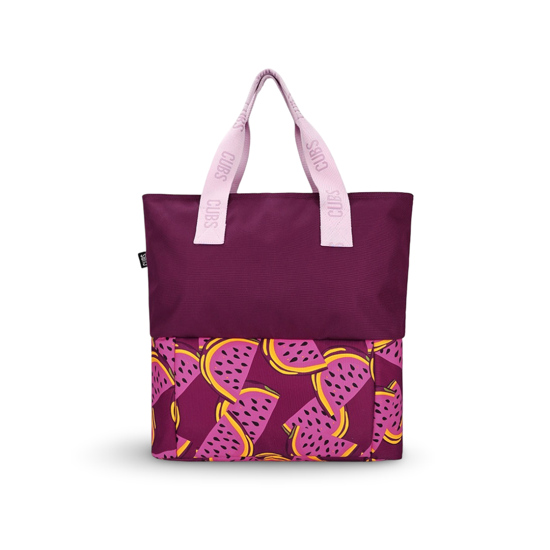 Cubs Purple Watermelons Tote/Cooler Bag