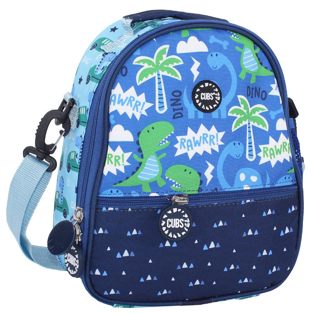 CUBS BLUE DINO PRE-SCHOOL LUNCH BAG - Ourkids - Cubs