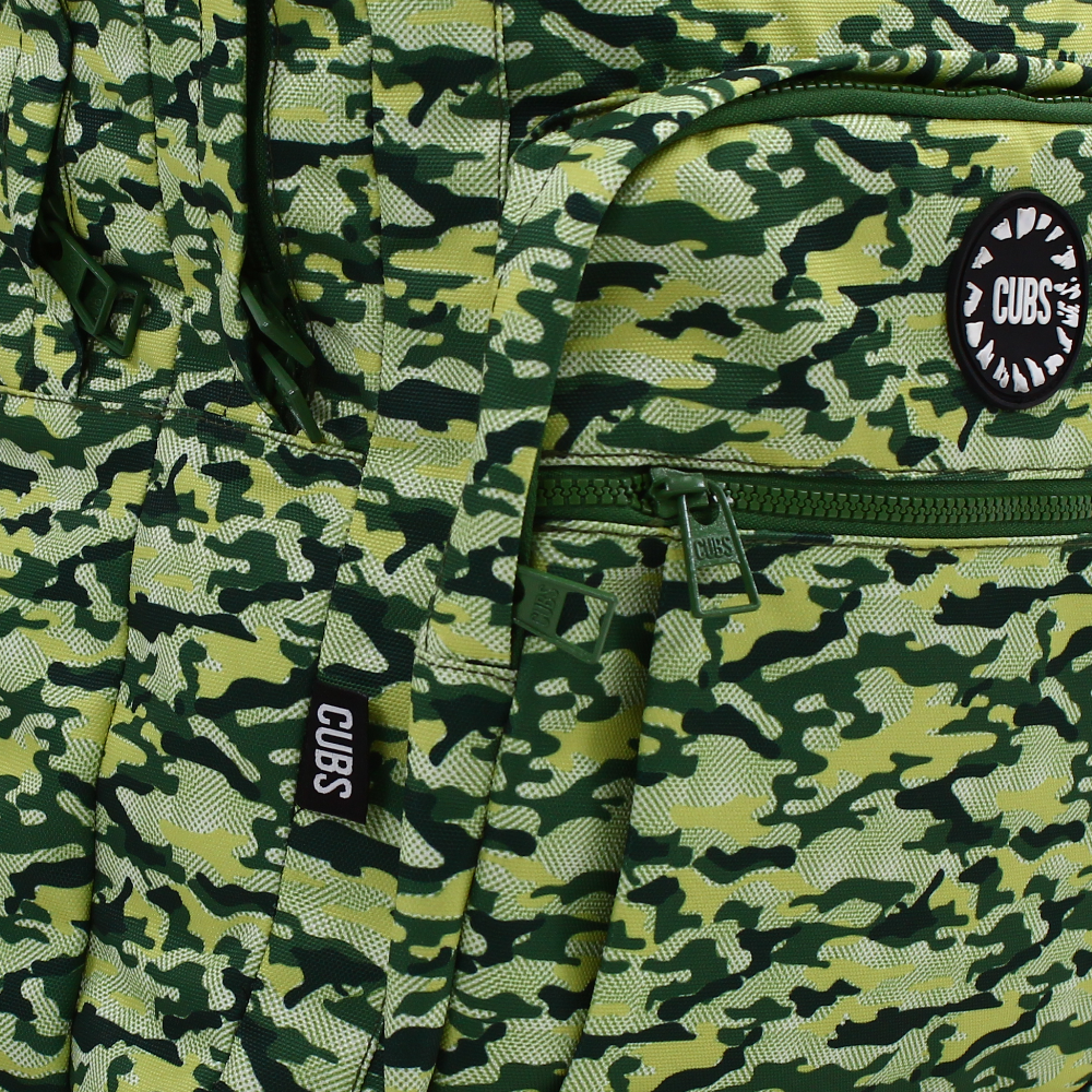 Cubs Camouflage Vibes Backpack - Preschool & Junior 16 Inches
