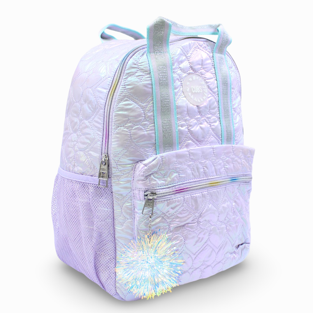 Cubs Purple High School Backpack