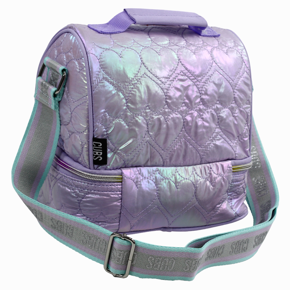 Cubs Purple High School Lunch Bag