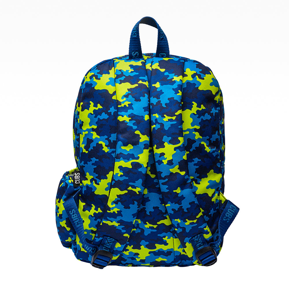 Cubs Camouflage Blue Backpack –18 Inches