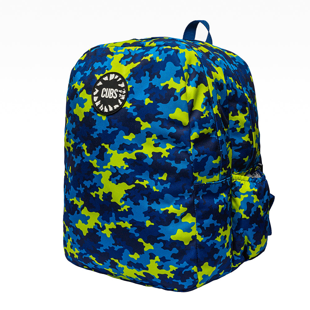 Cubs Camouflage Blue Backpack –18 Inches