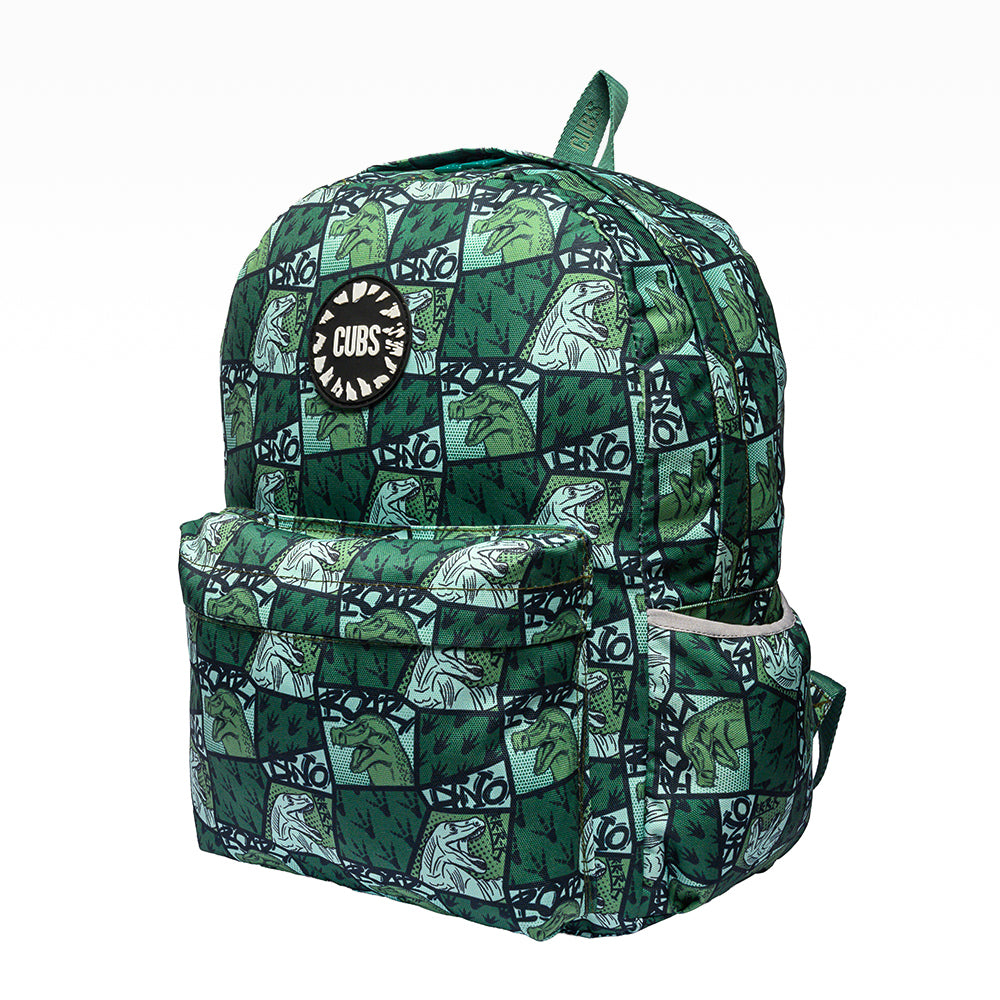 Cubs Dino Print Backpack – Junior 16 Inches