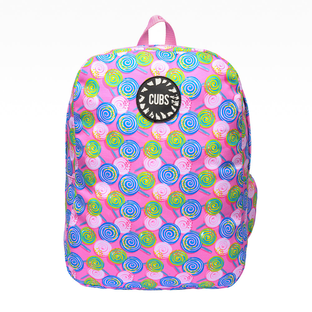 Cubs Pink Lollipop Backpack – Big & Basic 18 Inches
