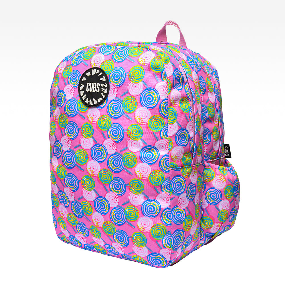 Cubs Pink Lollipop Backpack – Big & Basic 18 Inches
