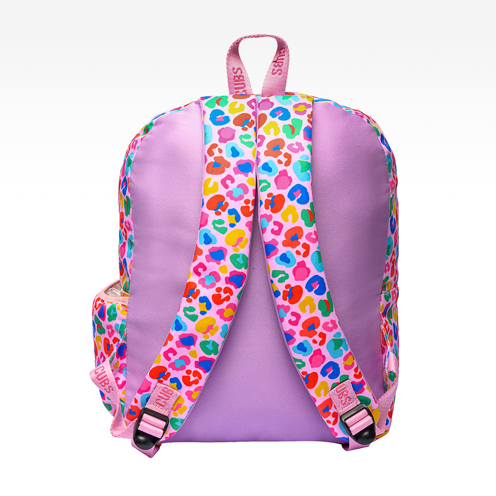 Cubs Pink Leopard Backpack – 16 Inches
