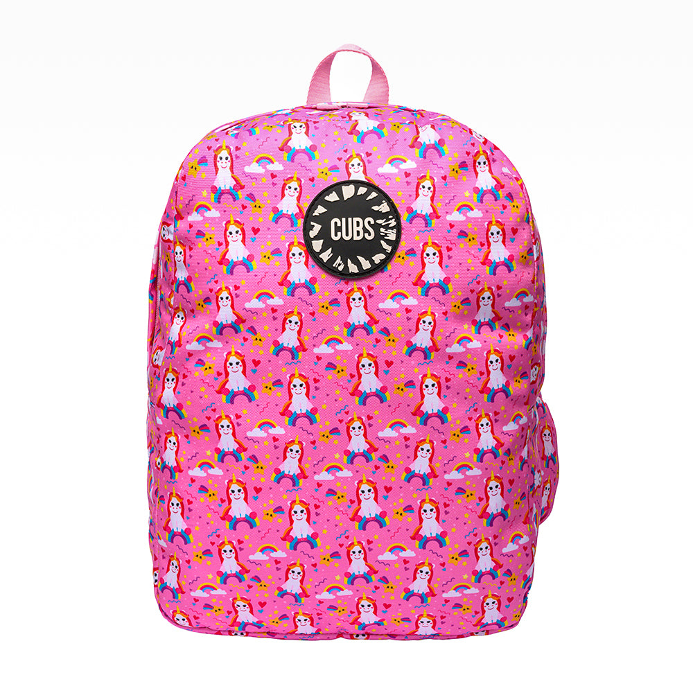 Cubs Unicorn Over the Rainbow Backpack – 18 Inches