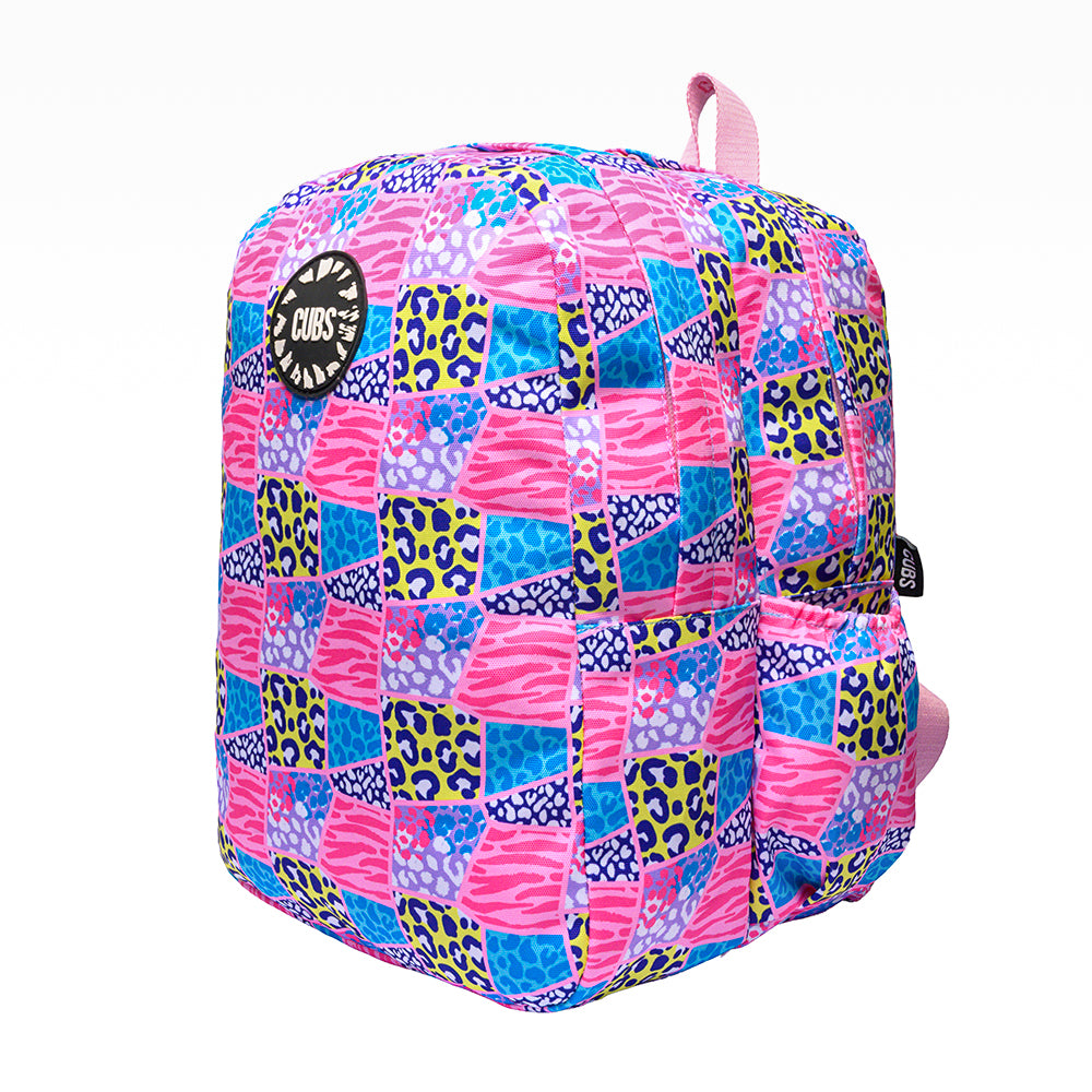 Cubs Leopard Patches Backpack – 18 Inches