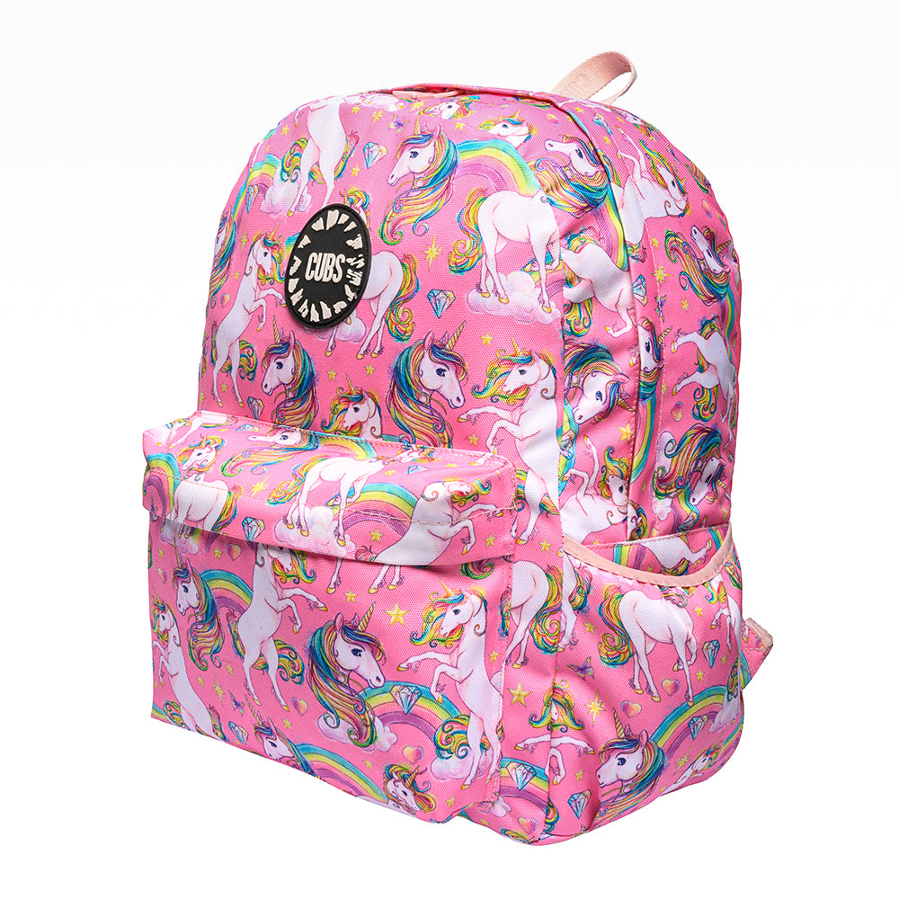 Cubs Pink Fantasy Unicorn Backpack – 16 Inches