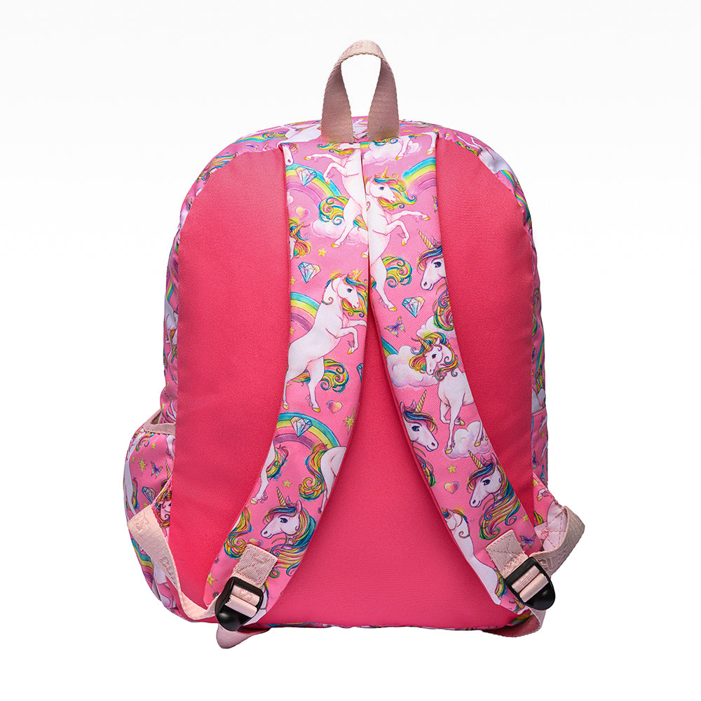 Cubs Pink Fantasy Unicorn Backpack – 16 Inches