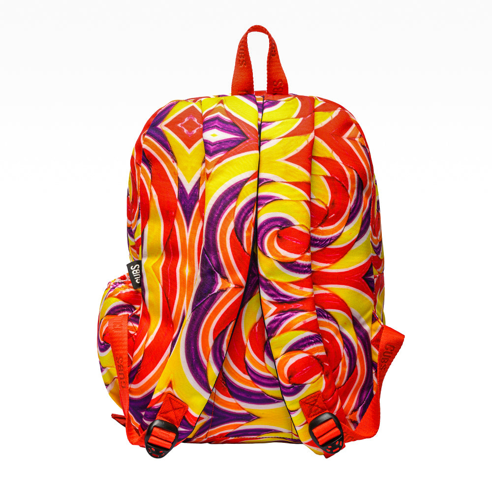 Cubs Purple & Red Candy Cane Backpack – 18 Inches