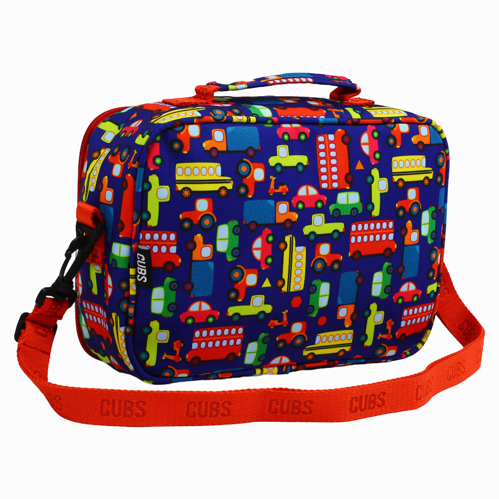 Cubs School Bus Lunch Bag