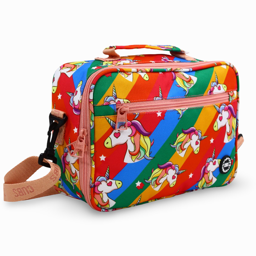 Cubs Unicorn Heart Lunch Bag