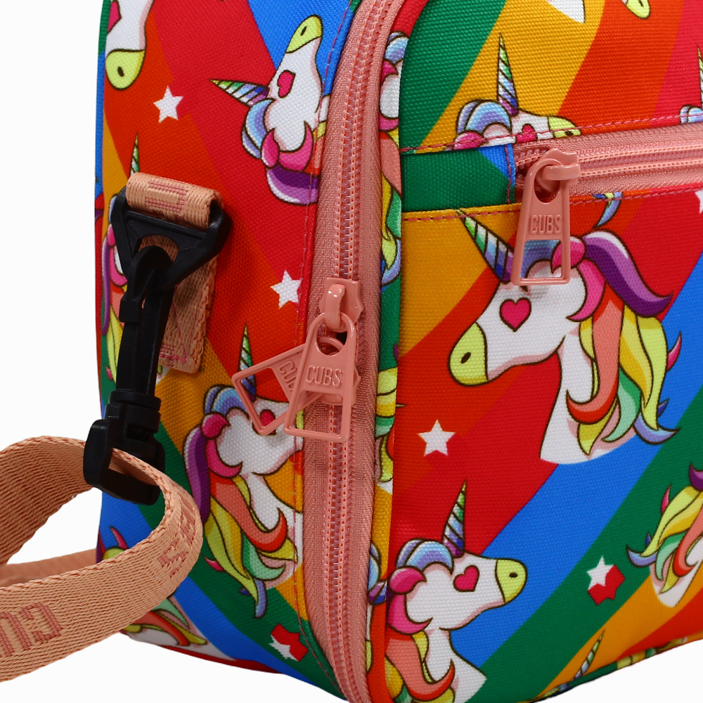 Cubs Unicorn Heart Lunch Bag
