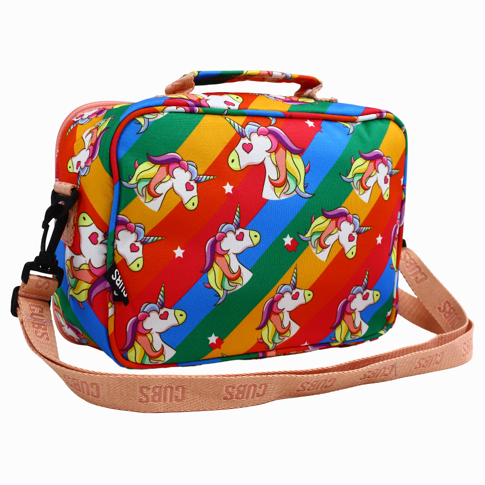Cubs Unicorn Heart Lunch Bag