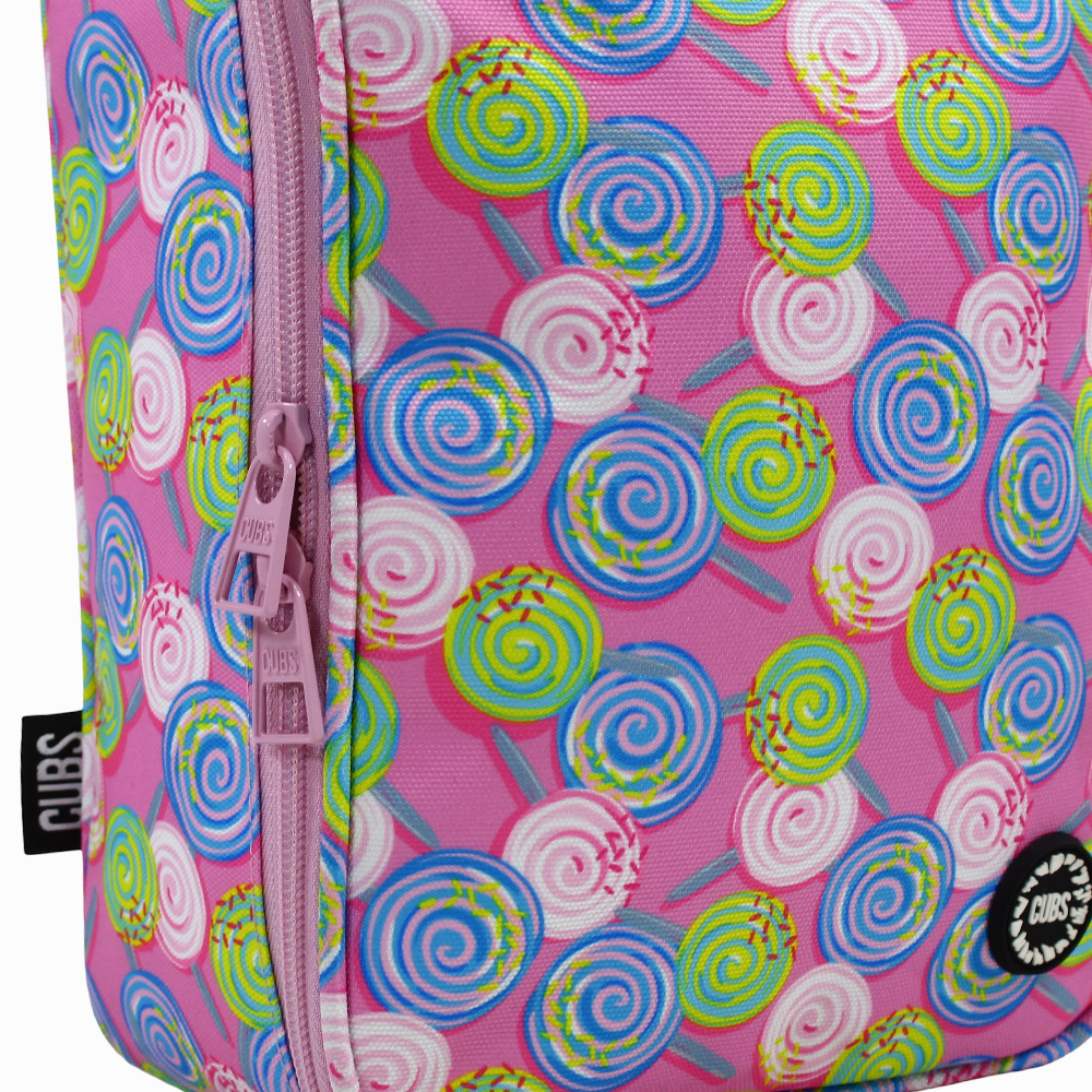 Cubs Pink Lollipop Big & Basic Lunch Bag
