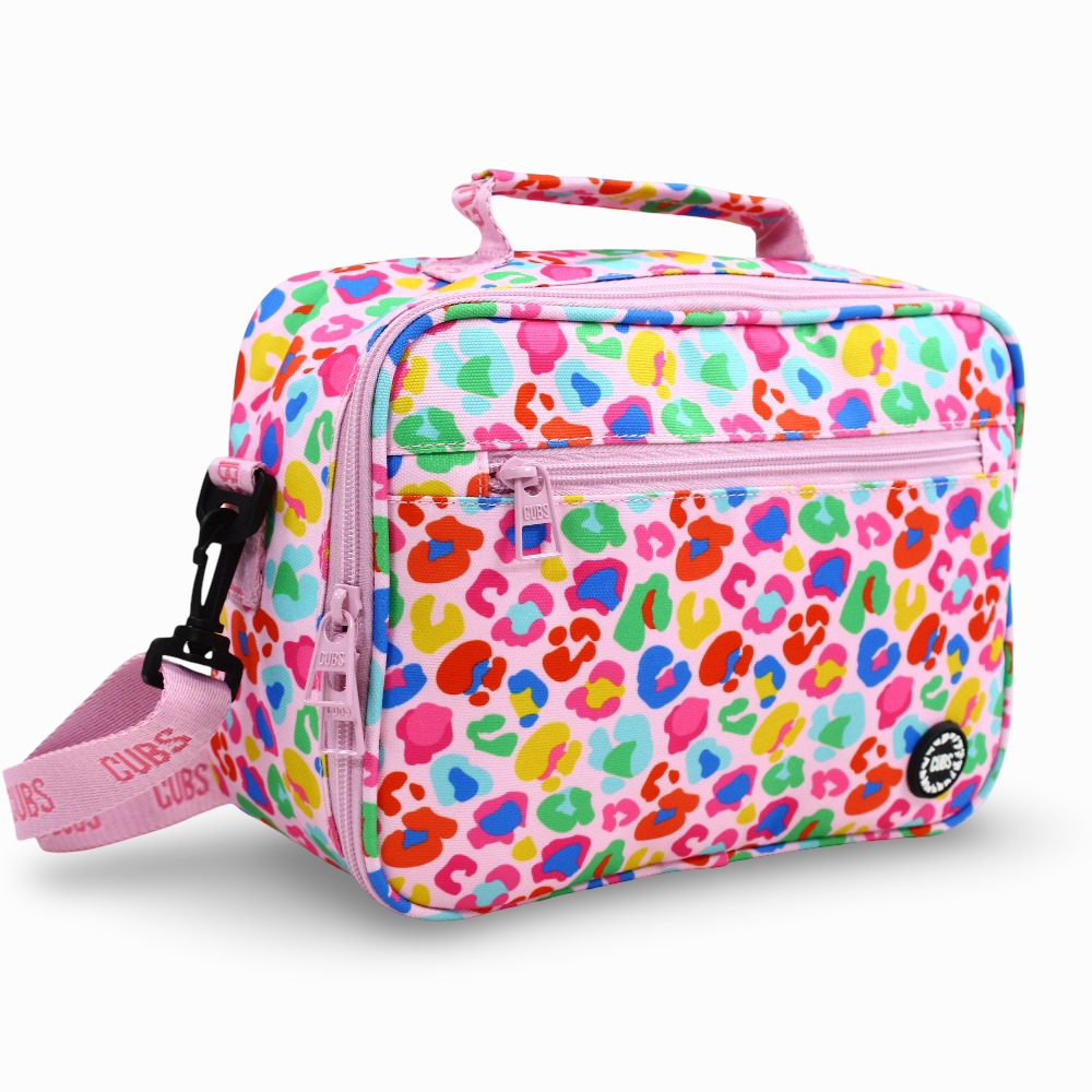 Cubs Pink Leopard PrintLunch Bag