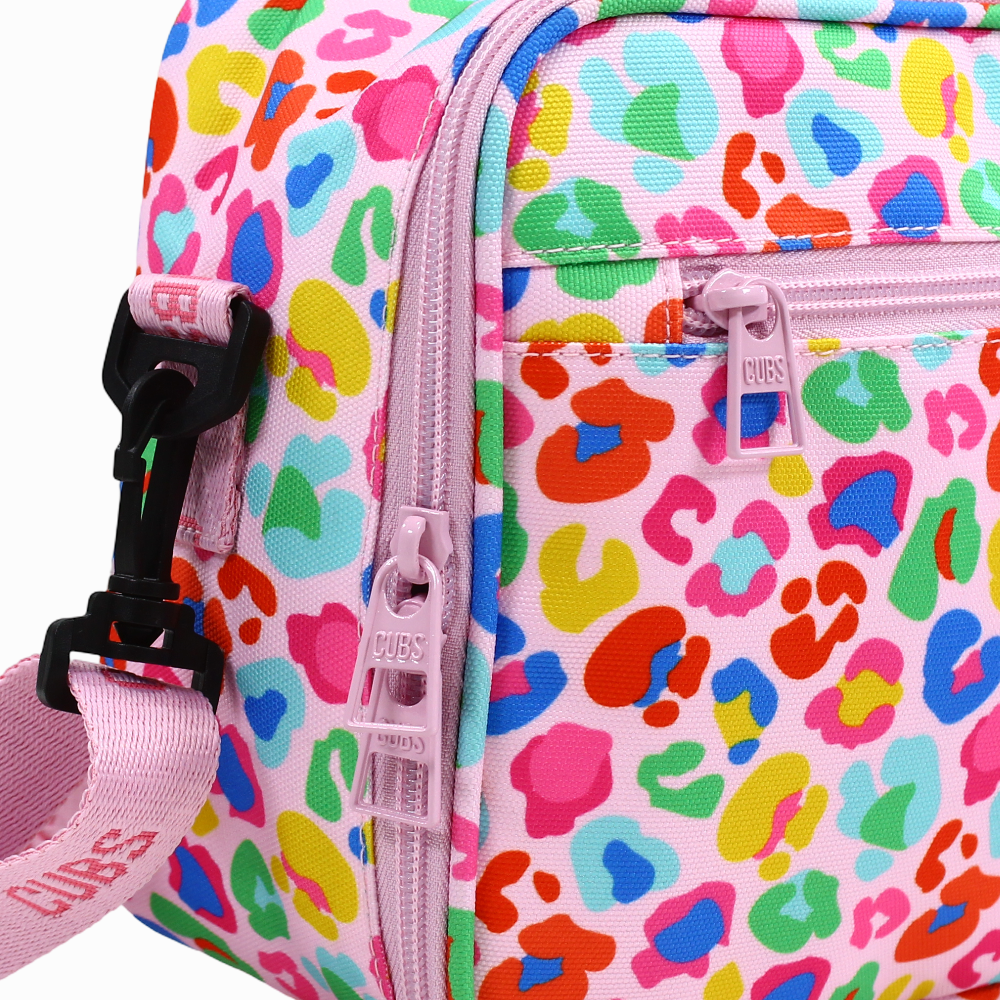 Cubs Pink Leopard PrintLunch Bag